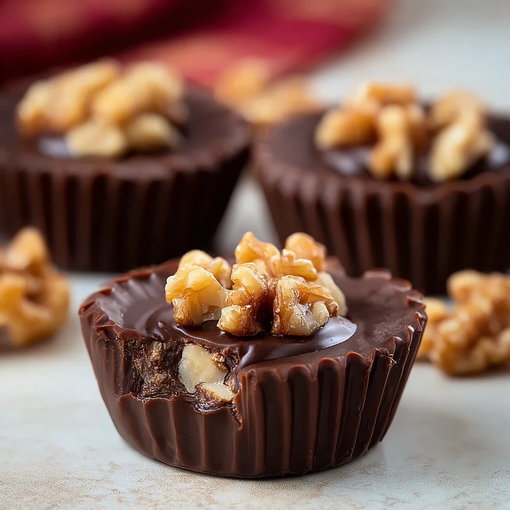 Hazelnut Chocolate Truffle Cups