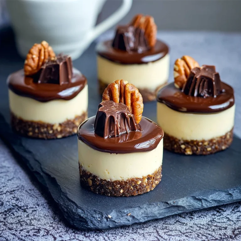 Irresistible Mini Turtle Cheesecakes Chocolate Lovers