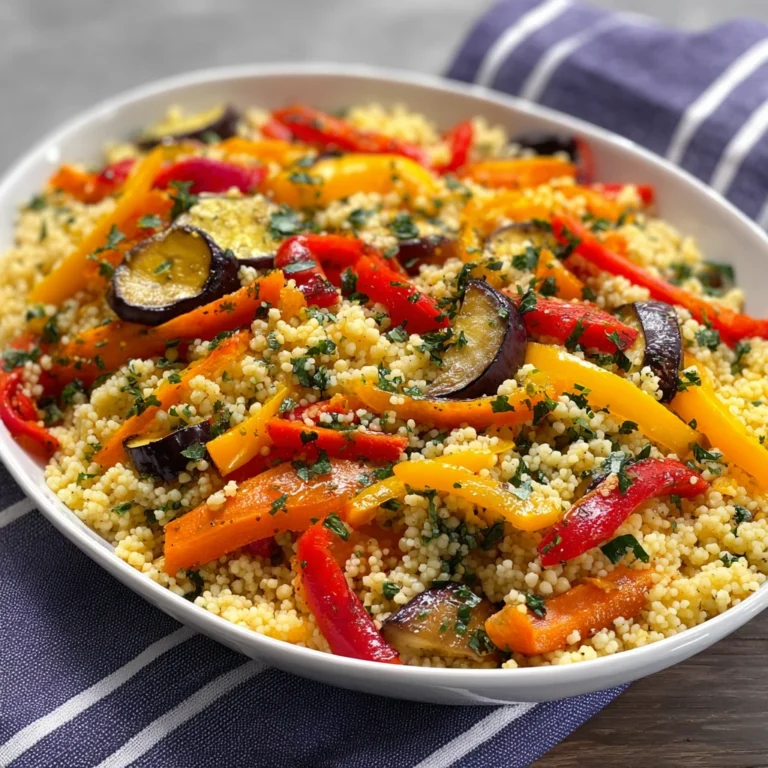 Irresistible Roasted Veggie Couscous Herbs Recipe
