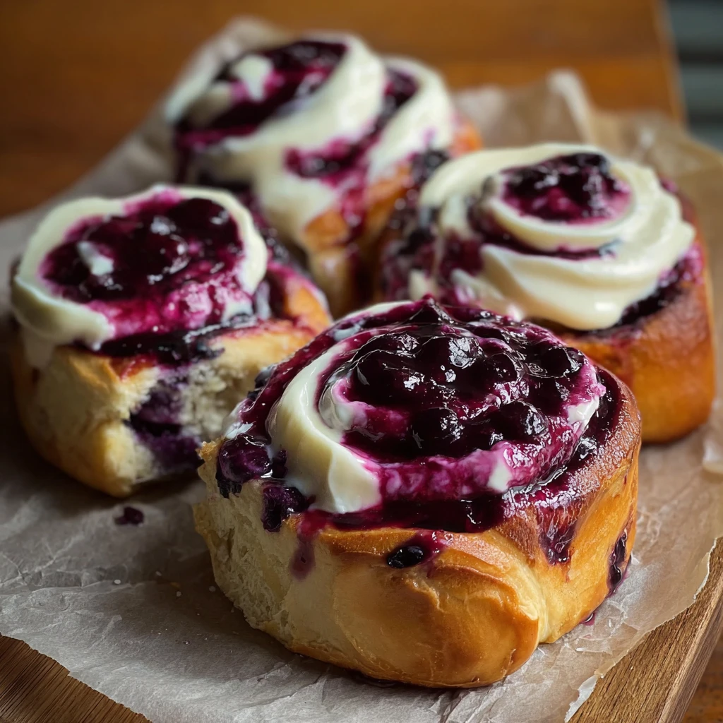 Blueberry Milk Bread Sweet Rolls | Soft & Bakery-Style