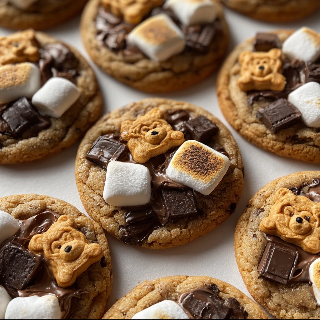 S’mores Teddy Chocolate Chunk Cookies: 8 Irresistible Gooey Steps